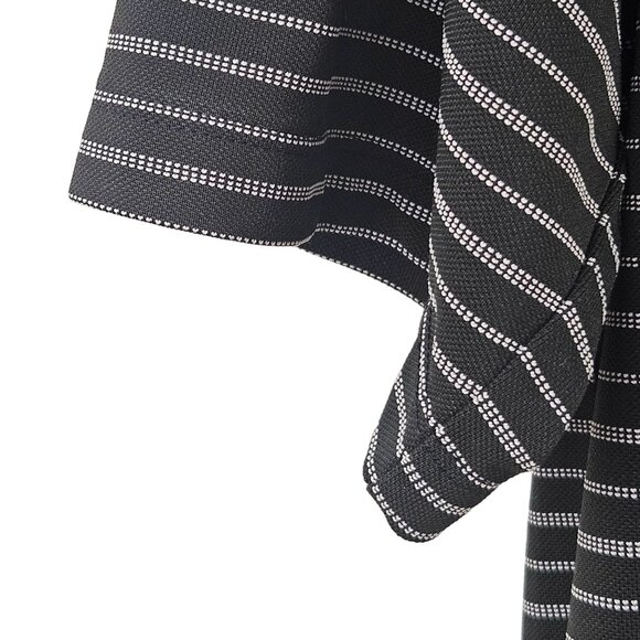 Nike Fit Dry Golf Polo Shirt Mens Size M Black White Striped Fit Dry Polyester - Picture 7 of 10